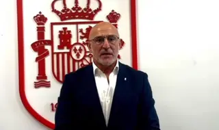 Luis de la Fuente tras recibir el Premio Stella 2026 en Salamanca