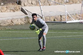 Iker Arrue, durante su etapa en la UD Santa Marta.