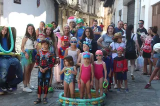 Concurso de disfraces en Mogarraz