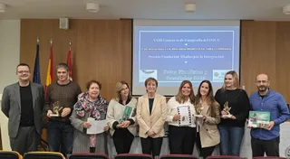 Foto de familia premiados del XXIII Concurso de Fotografía 'Las personas con discapacidad en la vida cotidiana'