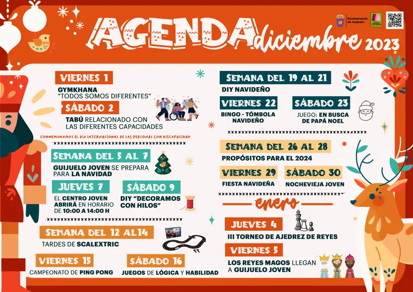 Agenda Joven dic