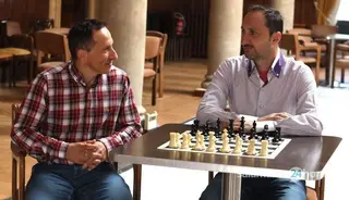 Amador González de la Nava y Topalov / FOTO SALAMANCA24HORAS
