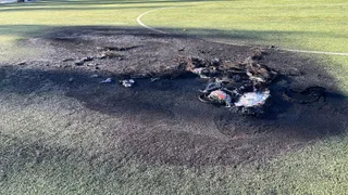 Incendio en el campo de Carbajosa | FOTO AYTO CARBAJOSA