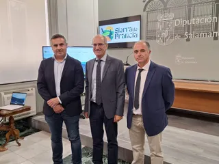 Antonio Labrador, Javier Iglesias y Juan Carlos Zaballos