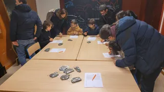 Taller de calcos prehistoricos en Siega Verde | Comunicación Siega Verde