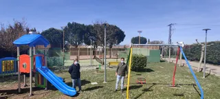 El Ayuntamiento de Carrascal de Barregas estrena parque infantil y zona biosaludable en Peñasolana 3