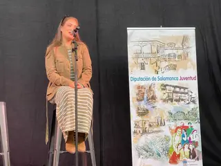 Triana Ramos en la Feria Jóvenes Despiertos de Ciudad Rodrigo