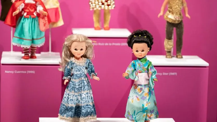 Muñecas Nancy en una exposición en Madrid. Europa Press