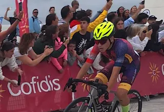 Álvaro Bueno, corredor de la Escuela de Ciclismo Salmantina