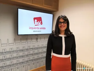 Virginia Carrera, concejal de IU en el Ayuntamiento de Salamanca
