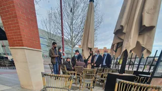 Los hosteleros reprueban la actitud de Igea y consideran las imágenes de ayer en una terraza "la gota que colma el vaso"