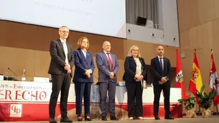 Ricardo Rivero, Ángela Figueruelo Burrieza, Fernando Carbajo, Pilar Jiménez Tello y Óscar González