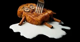 Cartel de la Ruta de las Torrijas en el barrio del Oeste | ZOES Asociación Barrio Oeste