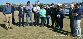 Ejemplares de vacuno, ovino, caprino, caballar, mular y asnal lucen este viernes durante la Feria de San Isidro