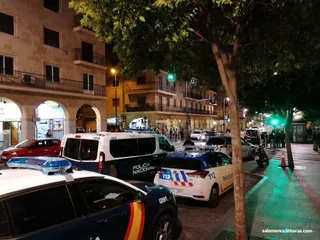 Policía en Gran vía, archivo