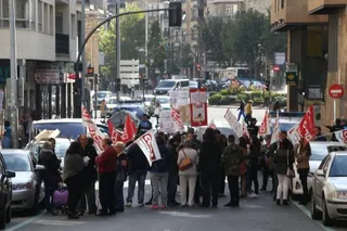 Protesta contra supermercados El Árbol.