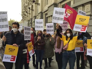 Jóvenes Castilla y León, Soria ¡YA! y Burgos Pide Paso se concentran este viernes en Madrid para exigir un plan específico que prime a Soria, Zamora, Ávila y Palencia
