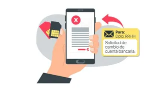 INCIBE alerta sobre una estafa en la que suplantan la identidad del usuario para recibir su nómina