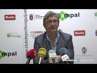 Rueda de prensa tras el CD Guijuelo - Atlético de Madrid B