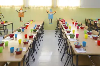 Imagen de archivo de un comedor escolar de un colegio | Europa Press