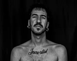 Sesión de fotos de Poncho K para presentar su último disco, Calíope