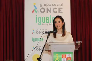 Presentación Esther Pérez Dalmeda, nueva responsable de la Dirección de Apoyo de la ONCE en Salamanca.