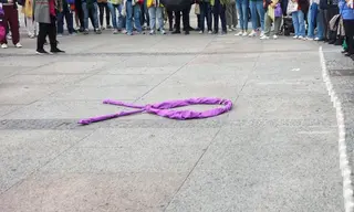 Acto víctimas de violencia de género. Foto EP