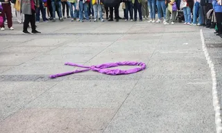 Acto víctimas de violencia de género. Foto EP