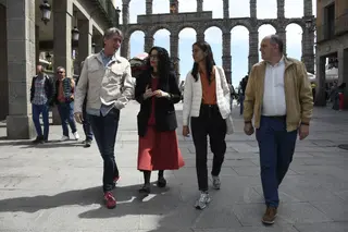 Carlos Martínez, secretario general del PSOECyL, en la Conferencia sectorial de Cultura, Turismo y Patrimonio organizada en Segovia