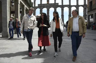 Carlos Martínez, secretario general del PSOECyL, en la Conferencia sectorial de Cultura, Turismo y Patrimonio organizada en Segovia