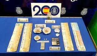 Material incautado en Valladolid