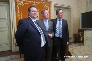 Benjamín Crespo, Enrique Sánchez Guijo y Julio Pindado
