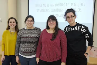 Charla mujer y la niña en la ciencia 1