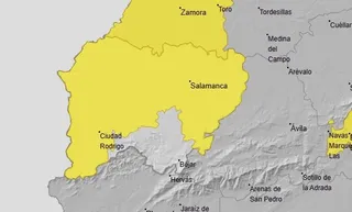 Aviso amarillo por rachas de viento en la provincia de Salamanca | Aemet