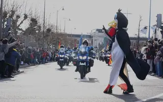 Cientos de motoristas se reúnen en Valladolid en 'Pingüinos 2026'