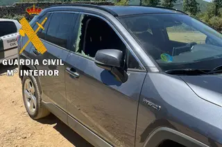 Imagen de unos de los coches, víctima de robo | Foto: Guardia Civil de Salamanca