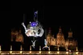Verne del Grupo Puja, teatro aéreo en la Plaza Mayor