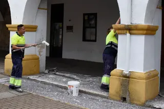 Programa de formación y empleo de pintura en Ciudad Rodrigo | ARCHIVO