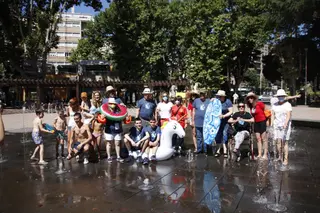 ‘Mójate por la esclerosis múltiple’ en el parque de La Alamedilla