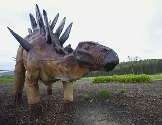 Dinosaurio. Foto de archivo.