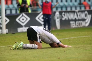 Imagen del encuentro entre Salamanca CF UDS y Gimnástica Segoviana / FOTO SALAMANCA24HORAS.COM
