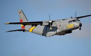 Aeronave del SAR del Ejército del Aire. Foto EP