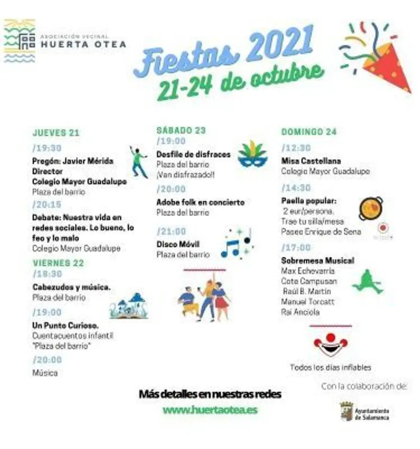 El barrio de Huerta Otea acoge desde este jueves sus fiestas vecinales