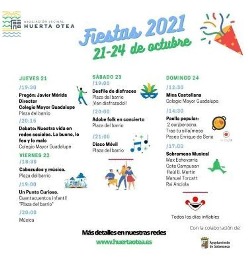 El barrio de Huerta Otea acoge desde este jueves sus fiestas vecinales