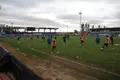 Imagen de un entrenamiento de Unionistas en el estadio Reina Sofía.