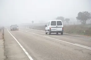 Bancos de niebla en las carreteras de la provincia. | FOTO: ICAL