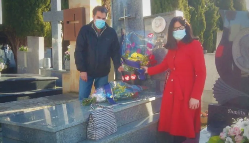 Recuerdo a Serafín Holgado en el Cementerio de Salamanca a 44 años de su asesinato 2
