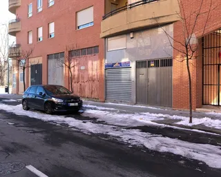Calle Gil González Dávila, una de las afectadas por el reventón