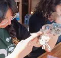 Sonia Castellano De Arriba, Educadora Ambiental Y Técnica De Campo De La Fundación Tormes Eb Anillando Un Autillo Europeo
