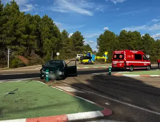 Imagen Del Accidente De Tráfico Ocurrido En Alcañices | Zamora24horas